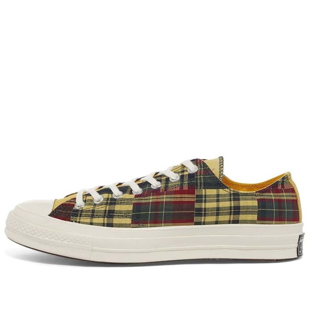 Converse Woman’s Chuck 70 Ox Twisted Prep Amarillo Yellow Madras 9.5